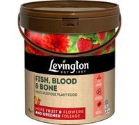 Levington Fish Blood And Bone 9Kg Multi Purpose Organic Based Plant Food For Fruit Flowers And Vegetables Npk 5-3-5 Pellets