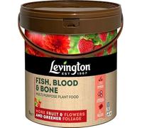 Levington Fish Blood & Bone Multi-Purpose Plant Food 9kg | Organic Slow-Release Fertiliser for Fruit, Vegetables & Flowers | Balanced NPK 5-5-5 Pellets | Feeds for 6-8 Weeks