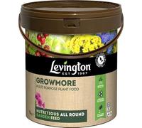 Levington Growmore Multi-Purpose Plant Food 3.5kg/9kg Bag, Balanced Granular Fertiliser for Flowers, Fruit, Vegetables, and Shrubs | Ideal for All-Round Garden Feeding (9kg)