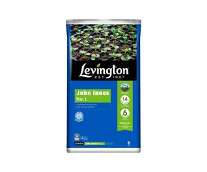 Levington John Innes No 1 Compost 10L - 119800 - Seed & Seedling Mix (Loam/Peat/Grit) with 6-w eed, JIMA Seal of Approval