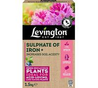 Levington Sulphate of Iron+ Plant Fertiliser/Soil Acidity Regulator Granules, 1.5KG Carton