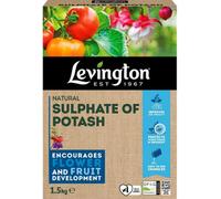 Levington Sulphate of Potash 1.5kg - Nutrient-Rich Fertilizer for Lawns, Flowers, Vegetables, and General Garden Plants, Enhances Growth and Supports Healthy Soil