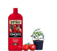 Levington Tomorite Concentrated Tomato Plant Food for Healthy Growth - Ready To Use Tomato Plant Feed - 1.2L + 20% Extra Free