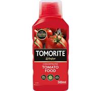 Levington Tomorite Concentrated Tomato Food 500ml | Enriched with Seaweed Extract for 50% More Tomatoes | Professional Liquid Plant Food for Peppers Potatoes & Aubergines | NPK 4-3-8 | 500ml Bottle