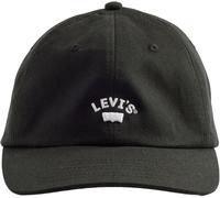 Levi's 000AG-0014 Red Tab Mainline 100CO WVN Cap Women's One Size, Caviar, One