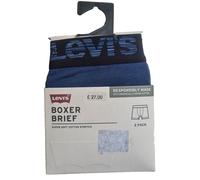 LEVIS 2 PACK BOXER BRIEF BLUE SIZE XXL SOFT ORGANIC COTTON STRETCH LOGO BAND