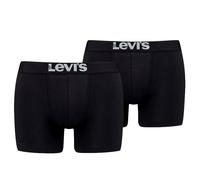 Levi's 2 Pack Solid Basic Boxer Brief - Black