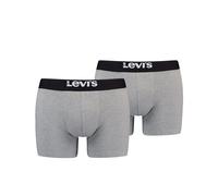 Levi's 2 pack Solid Organic Cotton Boxer Briefs - Grey Melange