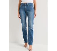 Levi's 314 Shaping Straight Jeans, Blue, Size 32, Inside Leg 32, Women Blue