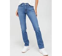 Levi's 314™ Shaping Straight Leg Jean, Blue, Size 30, Inside Leg 32, Women Blue