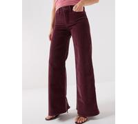 Levi's 318 Shaping Wide Leg Corduroy Pants, Brown, Size 31, Inside Leg 30, Women Brown