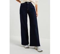 Levi's 318 Shaping Wide-leg Jeans, Blue, Size 29, Inside Leg 32, Women Blue