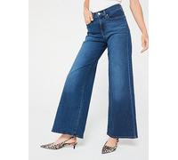 Levi's 318 Shaping Wide-leg Jeans, Blue, Size 30, Inside Leg 32, Women Blue
