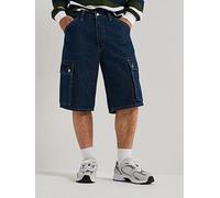 Levi's 478 Baggy Fit Denim Shorts, Dark Blue, Size 32, Men Dark Blue