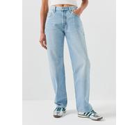 Levi's 501 90s Straight Fit Jeans, Blue, Size 31, Inside Leg 30, Women Blue