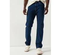 Levi's 501 '93 Straight Fit Jeans, Dark Blue, Size 34, Inside Leg Long, Men Dark Blue