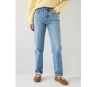 Levi's 501 Crop Jeans, Blue, Size 32, Women Blue