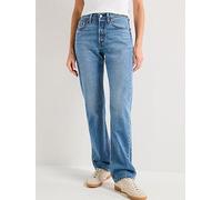Levi's 501 Curve Jeans, Navy, Size 29, Inside Leg 32, Women Navy