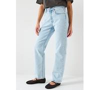Levi's 501 Curve Lightweight Jeans, Blue, Size 32, Inside Leg 30, Women Blue