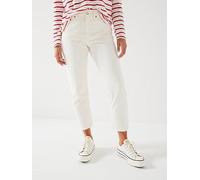 Levi's 501 Levis Crop Jeans, Cream, Size 27, Inside Leg 30, Women Cream