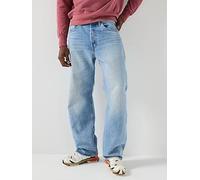 Levi's 501 Loose Fit Jeans, Light Blue, Size 36R, Men Light Blue