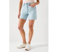 Levi's 501 Mid Thigh Lightweight Shorts, Blue, Size 32, Women Blue