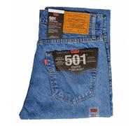 Levi's® 501 Original Regular Fit Denim Mens Jeans Onewash Vitage Fade Mid Blue