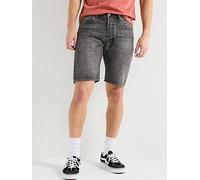 Levi's 501 Original Regular Fit Denim Shorts- Dark Lane Ltwt- Black, Black, Size 36, Men Black