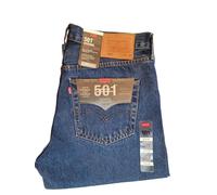 Levis 501 Original Regular Fit Mens Jeans Denim Trousers Stonewash Blue.