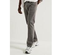 Levi's 501 Original Straight Fit Jeans - Chemical Grey, Light Grey, Size 38, Inside Leg Regular, Men Light Grey