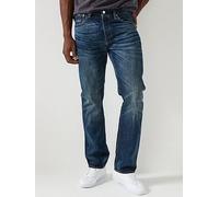 Levi's 501 Original Straight Fit Jeans, Dark Blue, Size 30, Inside Leg Short, Men Dark Blue