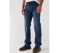 Levi's 501 Original Straight Fit Jeans, Dark Blue, Size 32, Inside Leg Regular, Men Dark Blue