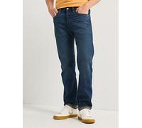 Levi's 501 Original Straight Fit Jeans, Dark Blue, Size 34, Inside Leg Long, Men Dark Blue