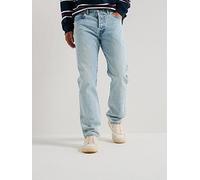 Levi's 501 Original Straight Fit Solucell Jeans: Brightside - Light Blue, Light Blue, Size 32, Inside Leg Regular, Men Light Blue