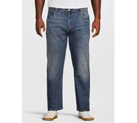 Levi's 502 Tapered Fit Big & Tall Jeans, Blue, Size 42, Inside Leg Regular, Men Blue