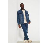 Levi's 505 Regular Straight Fit Jeans - Dark Blue, Dark Blue, Size 34, Inside Leg Long, Men Dark Blue