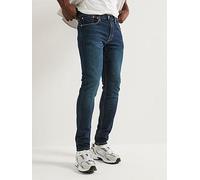 Levi's 512 Slim Tapered Fit Jeans, Dark Blue, Size 32, Inside Leg Regular, Men Dark Blue