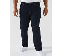 Levi's 541 Stretch Tapered Fit Jeans Big And Tall Dark Indigo - Flat Finish, Dark Blue, Size 46, Inside Leg Regular, Men Dark Blue