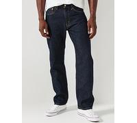Levi's 555 '96 Relaxed Straight Fit Jeans, Black, Size 36, Inside Leg Regular, Men Black