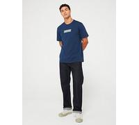 Levi's 555 '96 Relaxed Straight Fit Jeans, Dark Blue, Size 34, Inside Leg Regular, Men Dark Blue