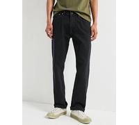 Levi's 555 '96 Relaxed Straight Fit Jeans - Forget Me Nots - Black, Black, Size 34, Inside Leg Regular, Men Black