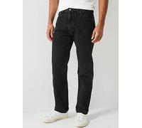 Levi's 555 Relaxed Straight Fit Jeans, Black, Size 30, Inside Leg Regular, Men Black
