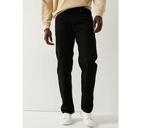 Levi's 555 Relaxed Straight Fit Jeans, Black, Size 36, Inside Leg Regular, Men Black