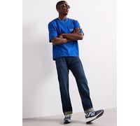 Levi's 555™ Relaxed Straight Fit Jeans - Dark Blue, Dark Blue, Size 32, Inside Leg Long, Men Dark Blue