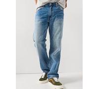 Levi's 555 Relaxed Straight Fit Jeans - Indigo Champion - Blue, Blue, Size 32, Inside Leg Regular, Men Blue