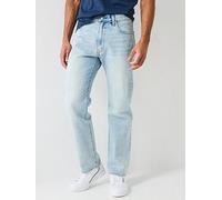 Levi's 555 Relaxed Straight Fit Jeans - Light Blue, Light Blue, Size 36, Inside Leg Regular, Men Light Blue