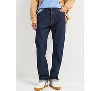 Levi's 555 Relaxed Straight Fit Jeans - Welcome To The Game - Dark Blue, Dark Blue, Size 34, Inside Leg Long, Men Dark Blue