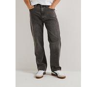 Levi's 565 Loose Straight Fit Jeans, Grey, Size 36, Inside Leg Regular, Men Grey