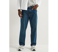 Levi's 568 Loose Straight Fit Jeans - Check The Score - Blue, Blue, Size 32, Inside Leg Regular, Men Blue
