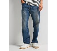 Levi's 568 Loose Straight Fit Jeans, Dark Blue, Size 34, Inside Leg Regular, Men Dark Blue